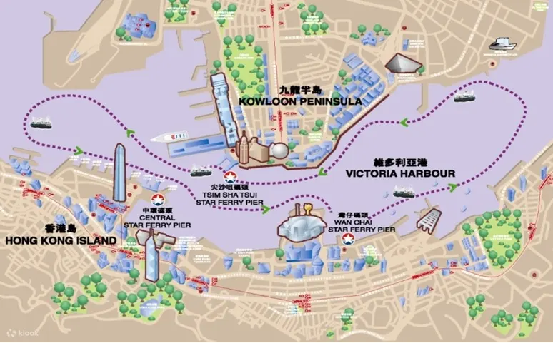 天星小轮畅游维多利亚港-世星号